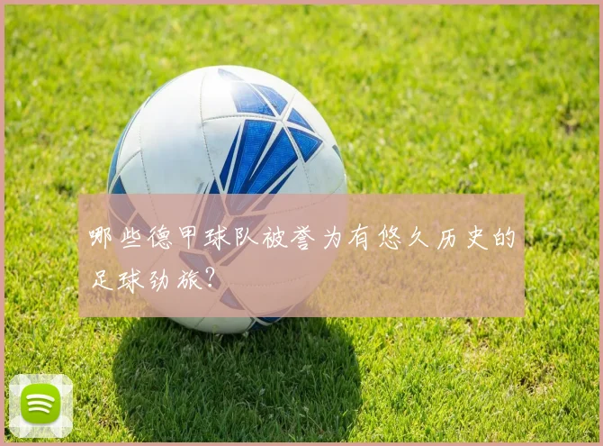 哪些德甲球队被誉为有悠久历史的足球劲旅?